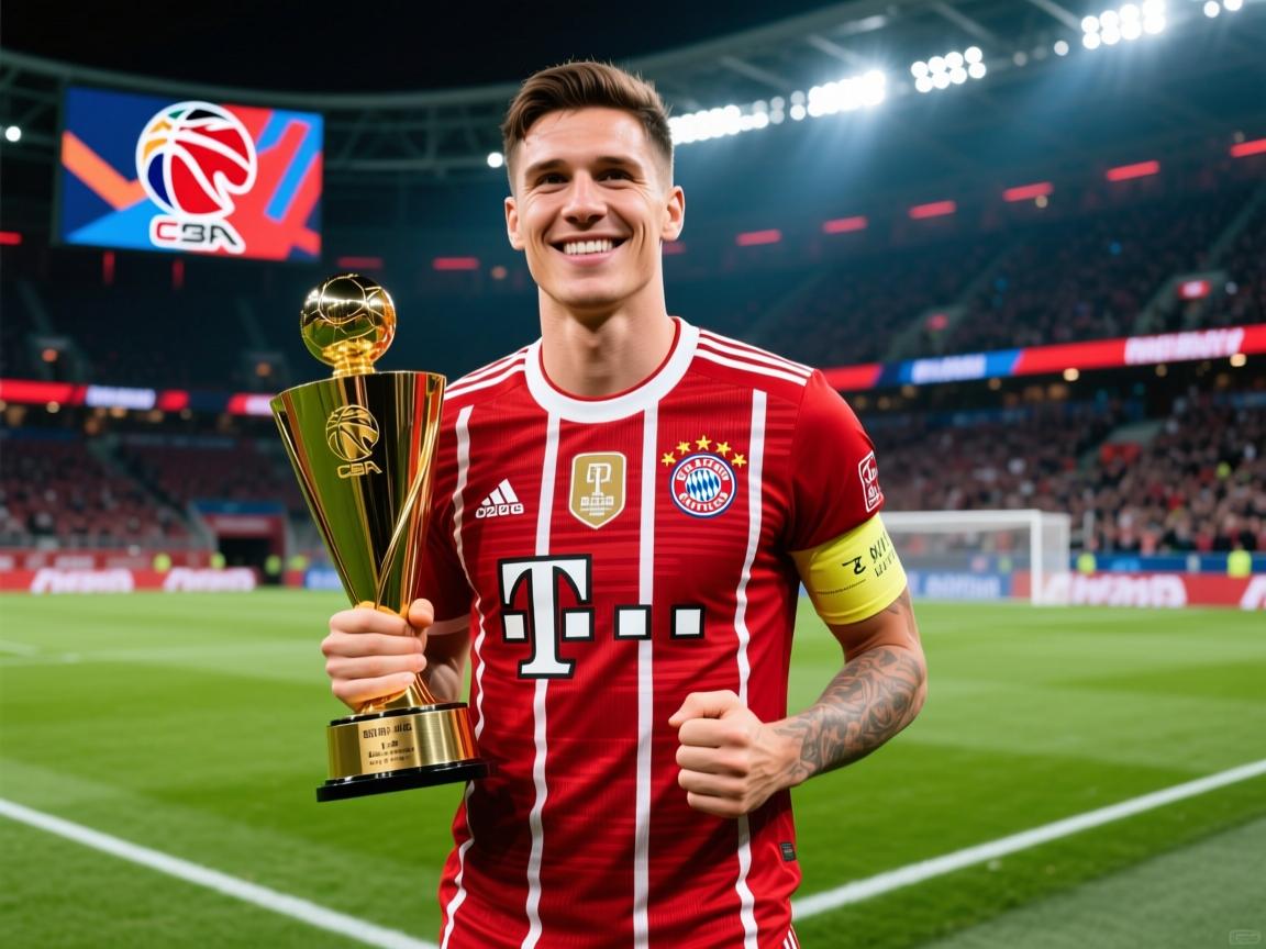 拜仁慕尼黑中场大将荣膺联赛最佳球员 第1张